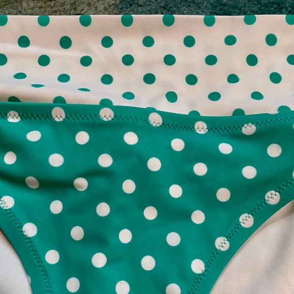 NWOT Victoria’s Secret polka dot swim bottoms - Picture 2 of 5
